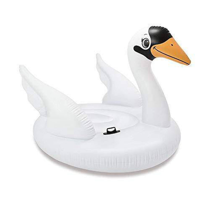 Intex Giant White Mega Swan Inflatable Swimming Pool Toy Float Ride On (3 Pack)