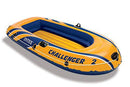 Intex Inflatable 2 Person Floating Boat Raft Set w/ Oars & Air Pump (3 Pack)