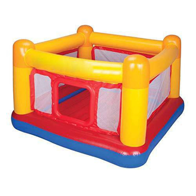 Intex Inflatable Ball Pit Bounce House & 120V Quick Fill AC Electric Air Pump