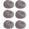 Intex Inflatable Contoured Corduroy Beanless Bag Lounge Chair, Gray (6 Pack)