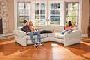 Intex Inflatable Corner Sectional Sofa & Intex 120-Volt Corded Electric Air Pump