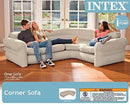 Intex Inflatable Corner Sectional Sofa & Intex 120-Volt Corded Electric Air Pump