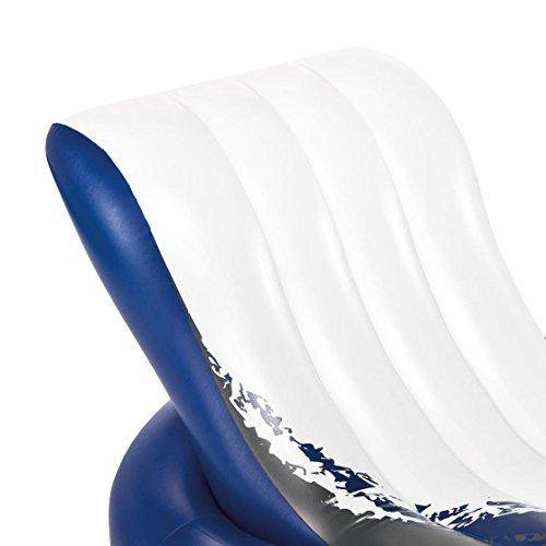 Intex Inflatable Floating Lounge Pool Recliner Chair w/ Cup Holders (5 Pack)