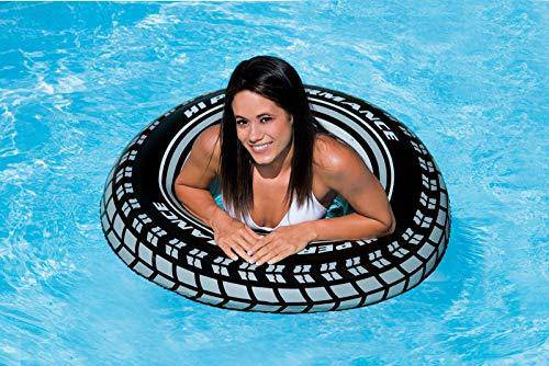 Intex Inflatable Giant Tire Tube Raft Float For Pool Lake Ocean River (12 Pack)