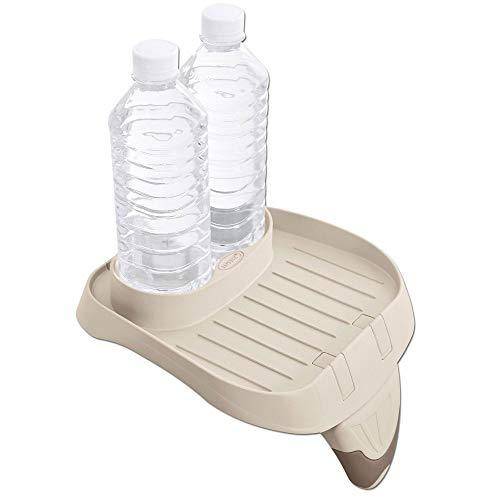 Intex Inflatable Hot Tub Seat , Attachable Cup Holder, Inflatable Head Rest, Tan