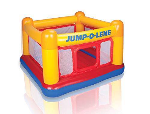 Intex Inflatable Jump-O-Lene Ball Pit Bouncer Bounce House w/ 100 Play Balls