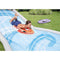 Intex Inflatable Kids Backyard Water Slide w/ 2 Surf Riders & Float/Air Bed Pump