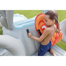 Intex Inflatable Kids Backyard Water Slide w/ 2 Surf Riders & Float/Air Bed Pump