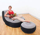 Intex Inflatable Lounge Chair With Ottoman and Intex Electric Inflatable Pump