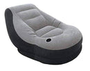 Intex Inflatable Lounge Chair With Ottoman and Intex Electric Inflatable Pump