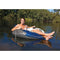 Intex Inflatable Mega Chill II 72 Can Cooler Float & 1 Person Floating Raft