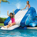 Intex Inflatable Pool Water Slide, Blue (2 Pack) & Intex Repair Kit (2 Pack)