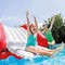 Intex Inflatable Pool Water Slide, Red & Intex Inflatable Pool Water Slide, Blue