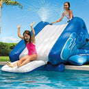 Intex Inflatable Swimming Pool Water Slide, Blue (2 Pack) & Intex Repair Kit