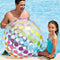 Intex Jumbo Inflatable 42" Giant Beach Ball - Crystal Clear with Translucent Dots, 1 Pack