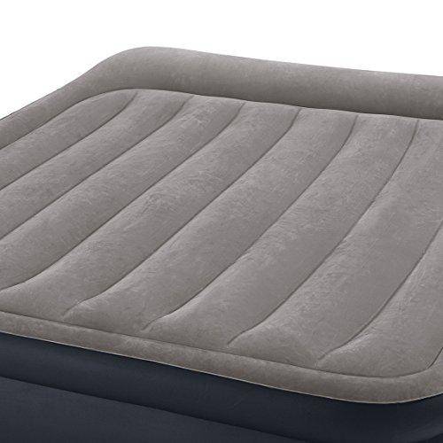 Intex King Deluxe Pillow Rest Inflatable Air Bed w/Pump & Queen Air Bed