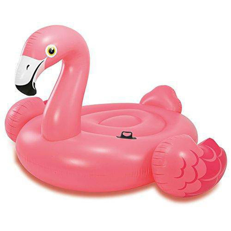 Intex Mega Flamingo, Inflatable Island, 86in X 83in X 53.5in, Pink, Mega Float (56288EP)