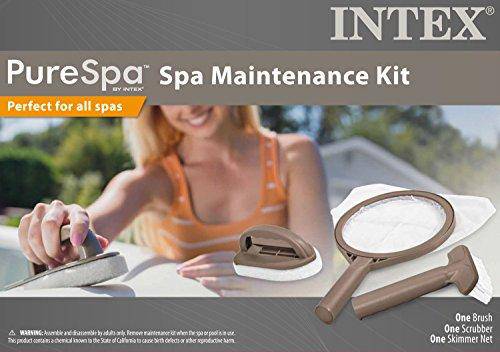 Intex Multi-Colored Spa Light, cleaning Kit & Type S1 Filter Cartridges (6 Pack)