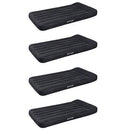 Intex Pillow Rest Classic Blue Standard Airbed w/ Built In Pump, Twin (4 Pack)