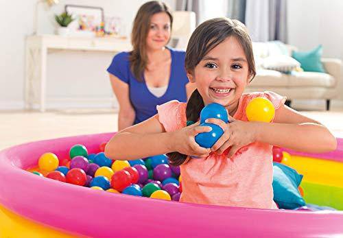 Intex Plastic Multi-Colored Balls for Bounce Houses (100 Large & 100 Small)