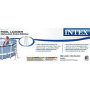 Intex Pool Ladder for 48 Inch Wall Pools & 15' Pool Debris Cover w/ Drain Holes