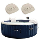 Intex Pure Spa Inflatable 4 Person Hot Tub and Slip Resistant Seat (2 Pack)