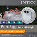 Intex PureSpa Battery Multi Colored LED Light for Bubble Spa Hot Tub (8 Pack)