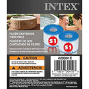 Intex PureSpa Type S1 Easy Set Pool Filter Cartridges (6 Filters) & Cleaning Kit