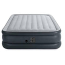 Intex Queen Air Mattress w/ Built-in Electric Pump, Gray (2 Pack)