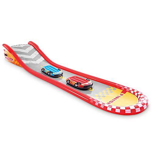 Intex Racing Fun Slide, 221in x 47in x 30in, for Ages 6+