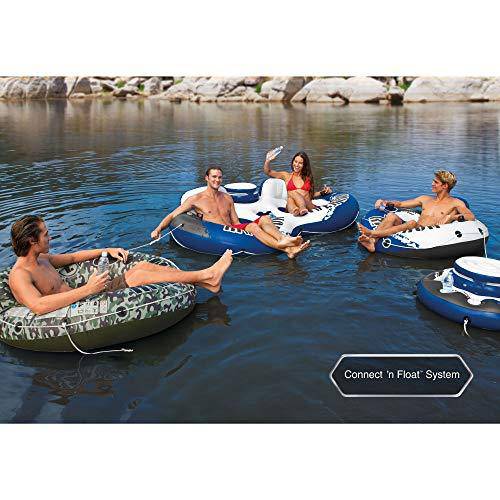 Intex River Rat Inflatable Tube (4 Pack) and River Run Inflatable Tube (4 Pack)