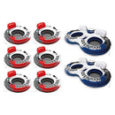 Intex River Run 1 Red Inflatable Tube (6 Pack) + 2-Person River Float (2 Pack)