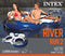 Intex River Run II Inflatable Pool Float w/Cooler (4 Pack) & Floating Tube