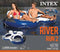 Intex River Run II Inflatable Tube(2) + River Run Connect Lounge Inflatable Tube