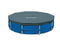 Intex Round Metal Frame Pool Cover, Blue, 10 ft