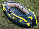 Intex Seahawk 2 Inflatable 2 Person Floating Boat Raft with Oars & Pump (2 Pack)