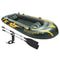 Intex Seahawk 4 Inflatable 4 Person Boat Raft Set with Oars & Air Pump (5 Pack)