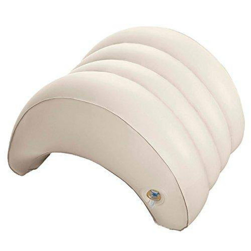 Intex Slip Resistant Hot Tub Seat (2 Pack) and Inflatable Spa Headrest (2 Pack)