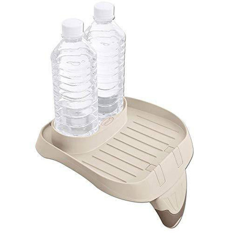 Intex Slip Resistant Spa Seat (2 Pack) & Cup Holder & Refreshment Tray (4 Pack)