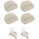 Intex Slip Resistant Spa Seat (4 Pack) & Cup Holder & Refreshment Tray (2 Pack)