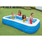 Intex Swim Center Family Backyard Inflatable Kiddie Pool & 120 V Air Pump 2 Pack