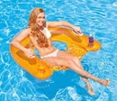 Intex Swimming Pool Lounger (4 Pack) King Kool Swimming Pool Float (2 Pack)