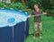 Intex Swimming Pool Maintenance Kit w/Vacuum & 10' Swimming Pool Debris Cover