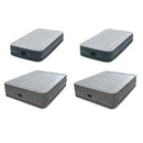 Intex Twin Airbed w/ Electric Pump (2 Pack) & Queen Mattress Air Bed (2 Pack)