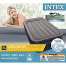 Intex Twin Sized Deluxe Pillow Rest Airbed Mattress with Fiber-Tech BIP (2 Pack)