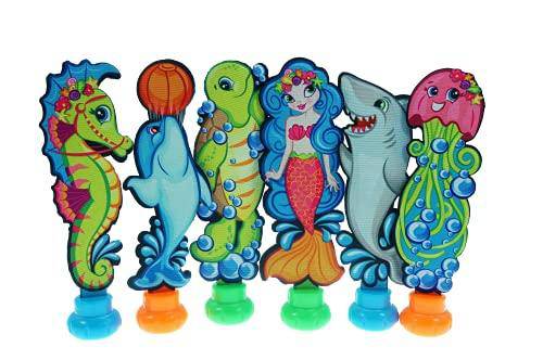 JA-RU Bluetopia Diving Toys (2 Packs) Diving Toys Swimming Pool Dive Toys Gem Diving Training Toy Sinker for Kids Summer Toys Pool Accessories Dive Crystals Party Favors. Plus 1 Sticker. 806-2s