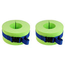 jackyee A Pair Foam Swim Aquatic Cuff Water Aerobics Float Ring Fitness Exercise Ankles Green