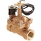 Jandy 1" Brass Coil Valve, 24V Solenoid With Flow Control