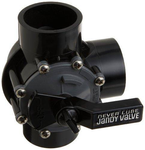 Jandy 4944 3-Port 2 to 21/2-Inch Positive Seal NeverLube Pool/Spa Valve with Internal and External Stops