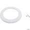 Jandy Large White Light Face Ring, Plastic, White